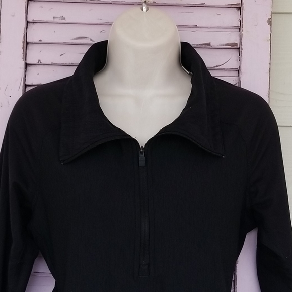 💗 ADIDAS Half Zip Running CLIMATE Jacket Black M - Picture 3 of 11